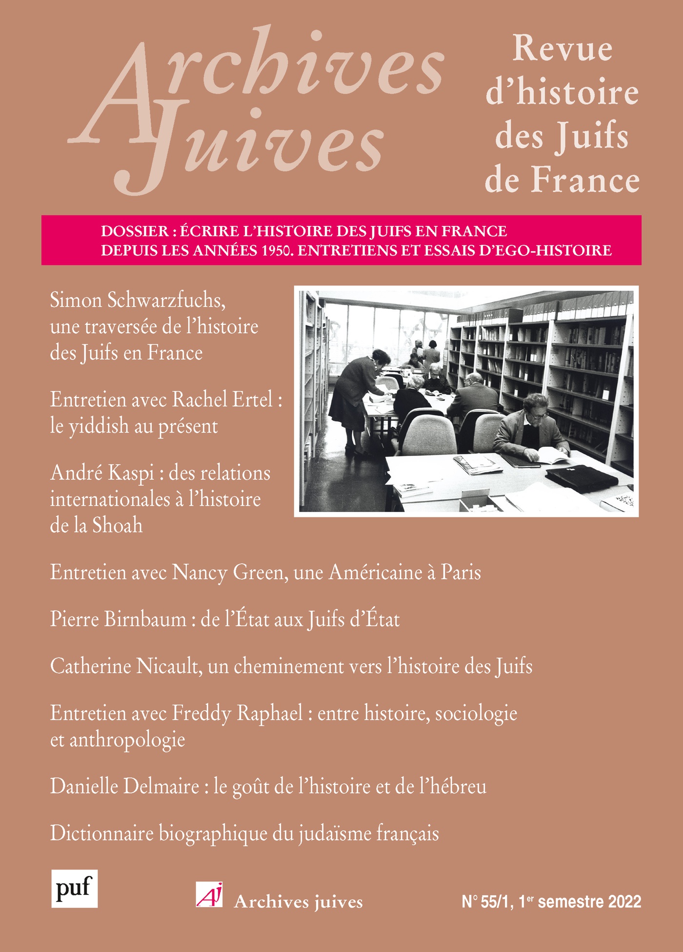 Archives juives n°55/1